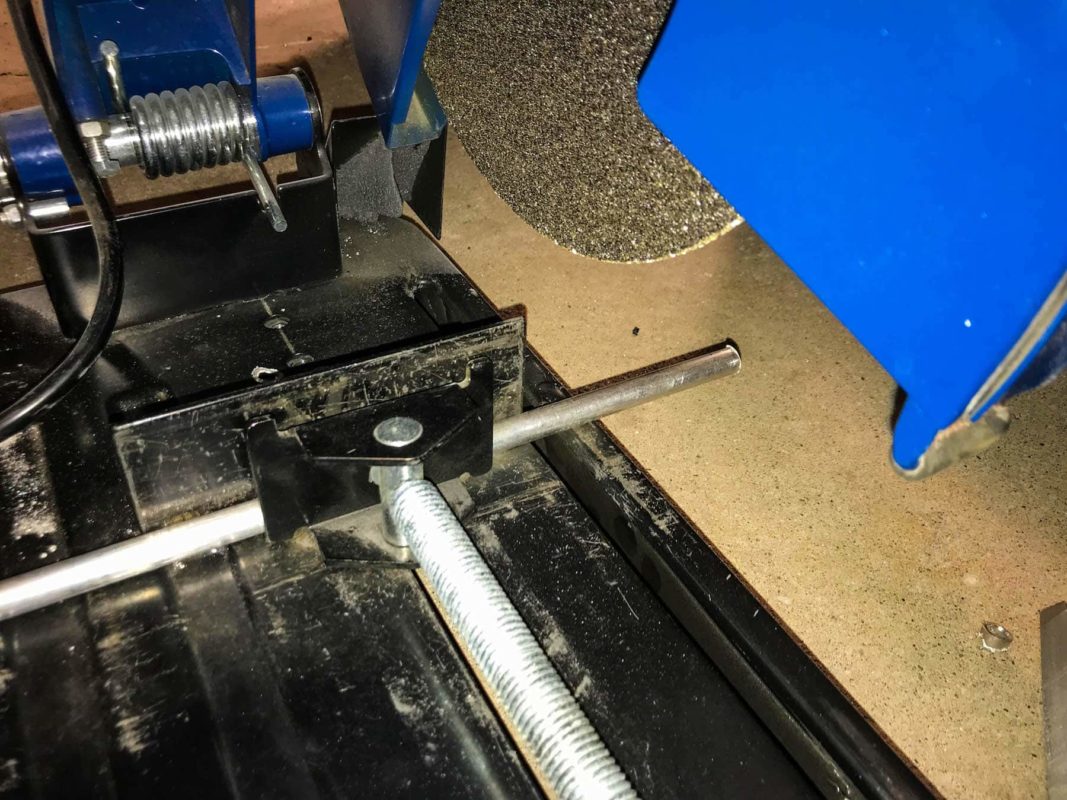 Cutting aluminum for raised shifter cage - Evo 6
