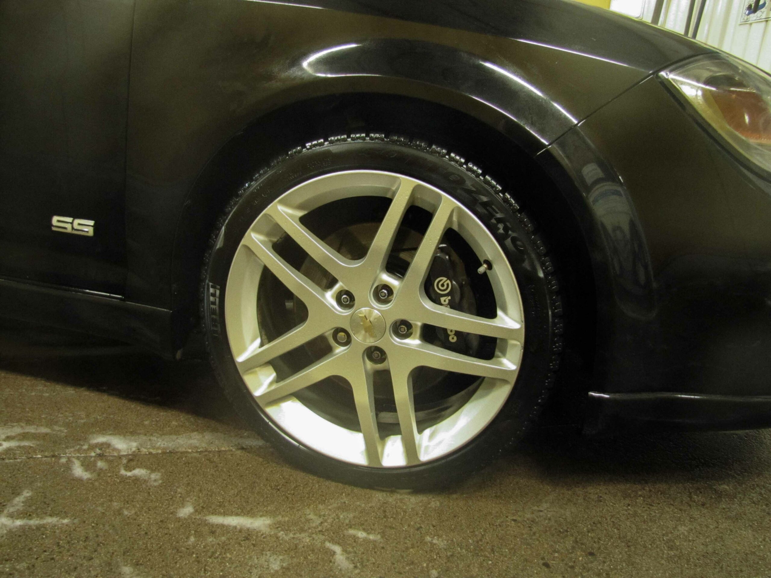 Stock LNF wheels for the modified 2009 Chevrolet Cobalt SS